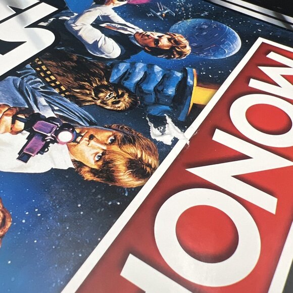 Star Wars Monopoly 40th Anniversary Sp Edition Disney Hasbro Complete Box Damage - Picture 10 of 12